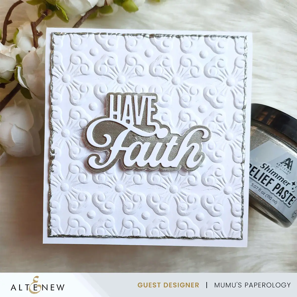ALTENEW ALTENEW ORNATE EMBLEMS ONE-OF-A-KIND 3D EMBOSSING FOLDER