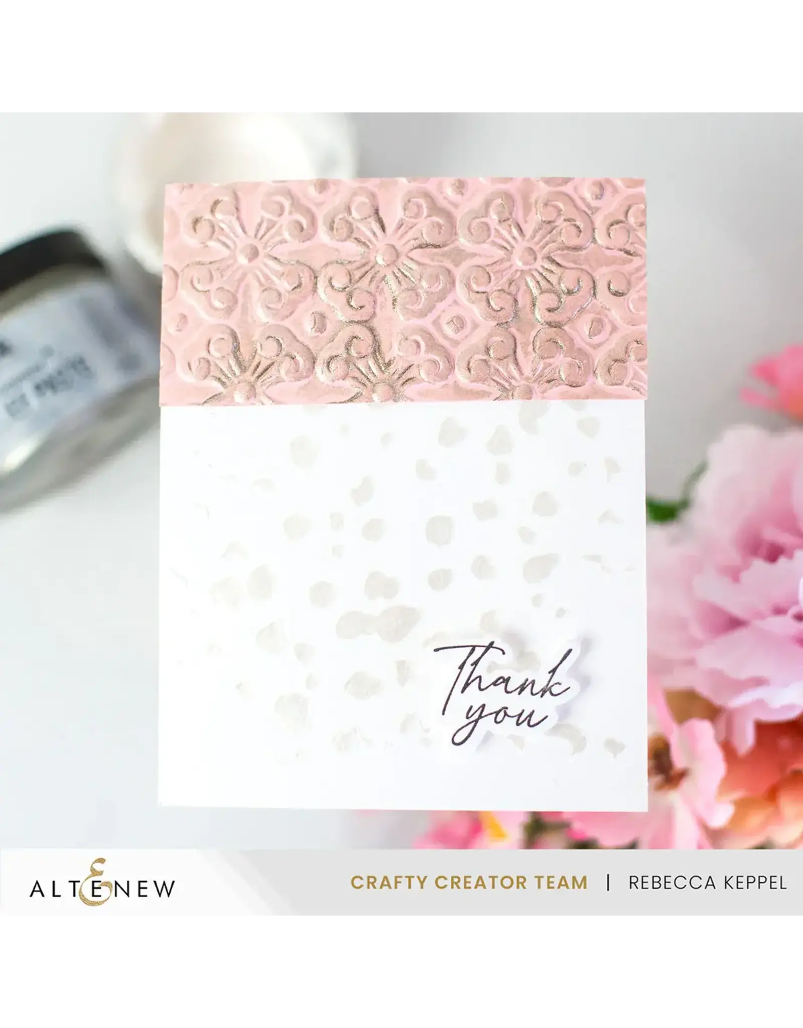ALTENEW ALTENEW ORNATE EMBLEMS ONE-OF-A-KIND 3D EMBOSSING FOLDER