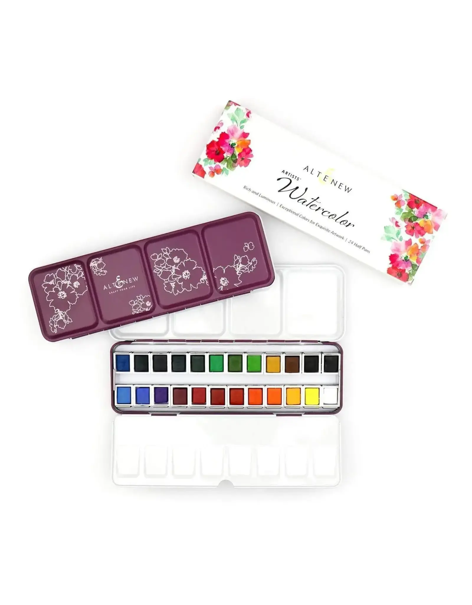 ALTENEW ALTENEW ARTISTS' WATERCOLOR SET 24PC