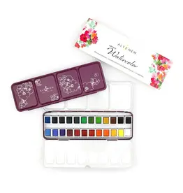 ALTENEW ALTENEW ARTISTS' WATERCOLOR SET 24PC