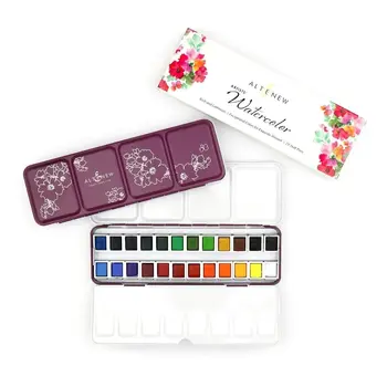 ALTENEW ALTENEW ARTISTS' WATERCOLOR SET 24PC