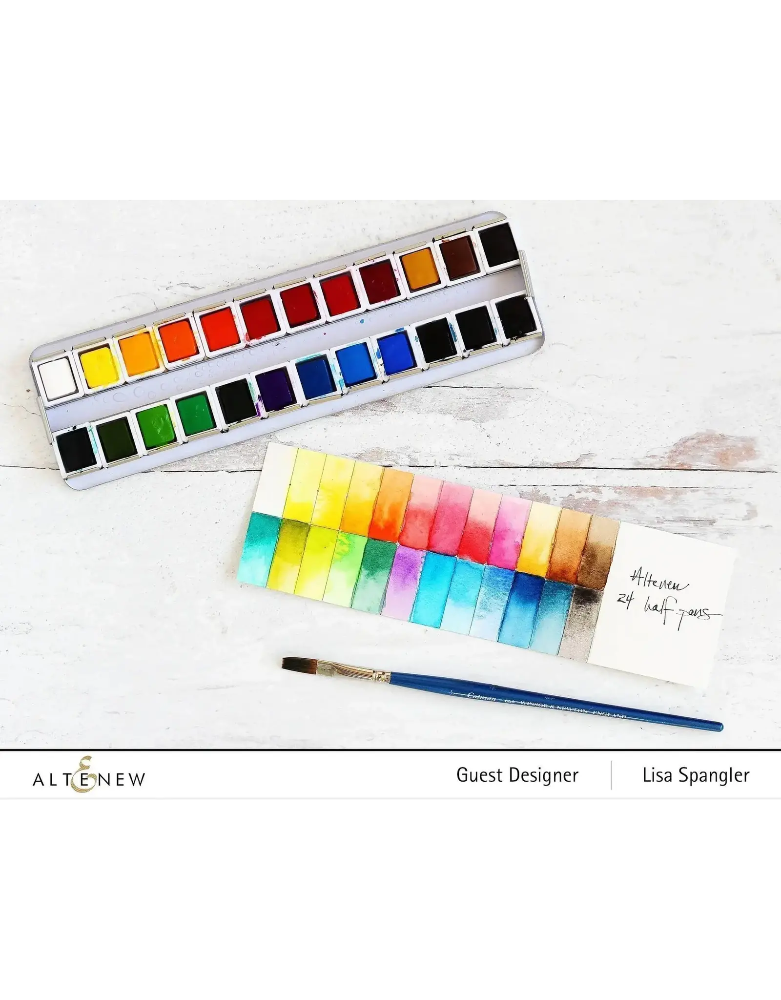 ALTENEW ALTENEW ARTISTS' WATERCOLOR SET 24PC