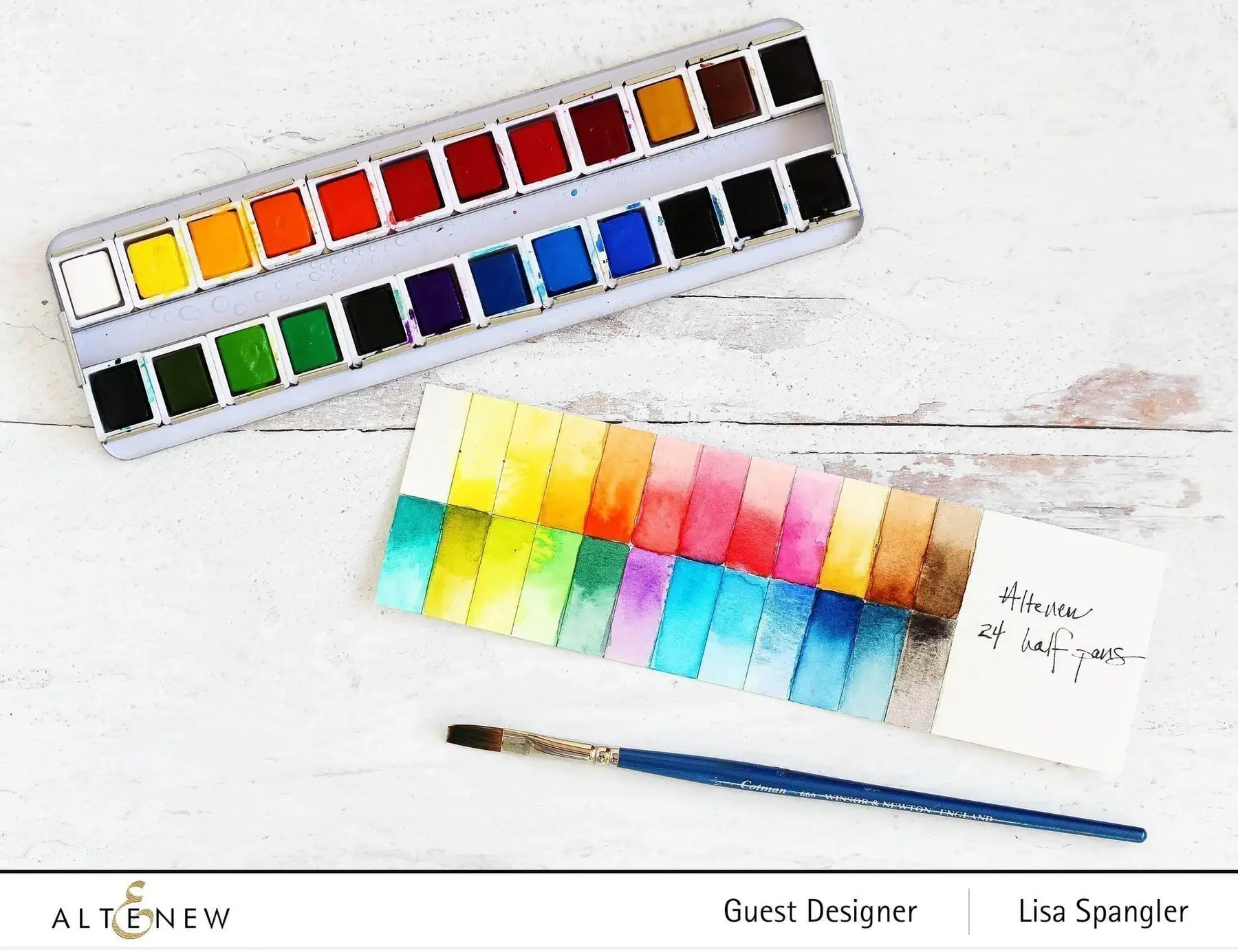ALTENEW ALTENEW ARTISTS' WATERCOLOR SET 24PC