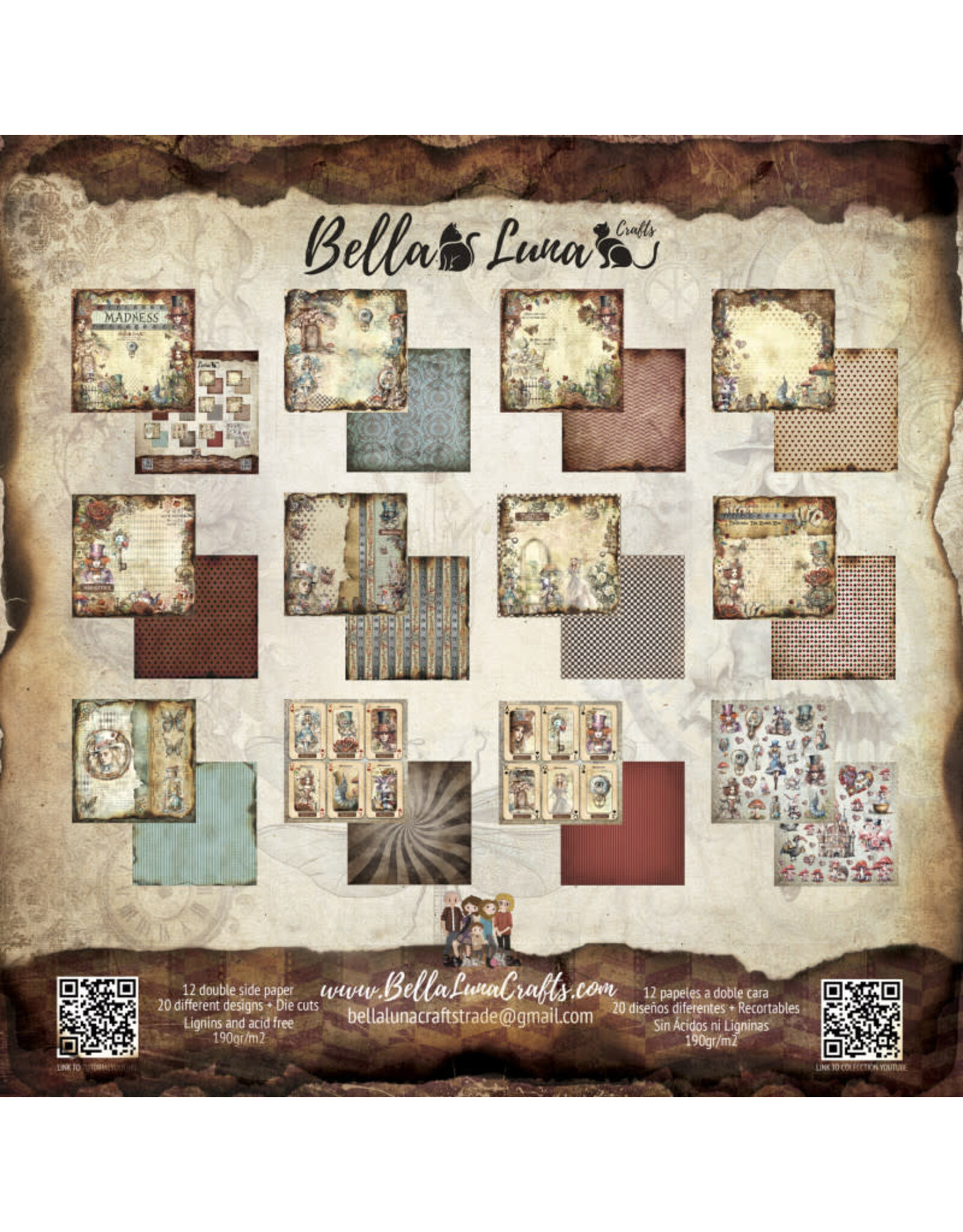 BELLA LUNA BELLA LUNA MADNESS 8x8 COLLECTION PACK