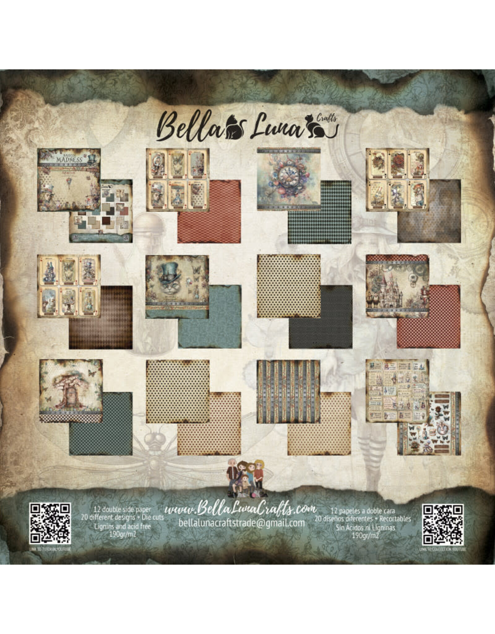BELLA LUNA BELLA LUNA MADNESS BASICS 12x12 COLLECTION PACK