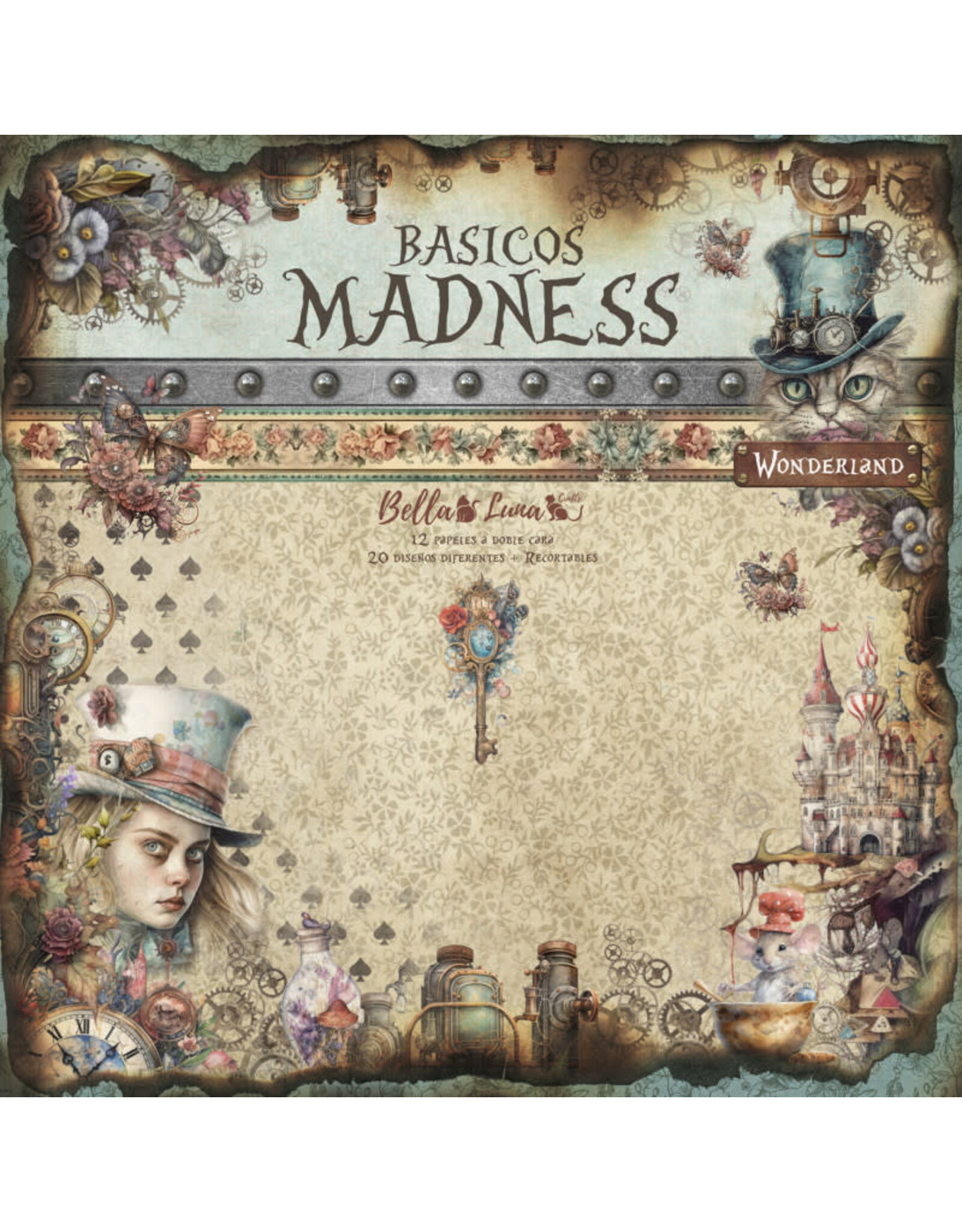 BELLA LUNA BELLA LUNA MADNESS BASICS 8x8 COLLECTION PACK