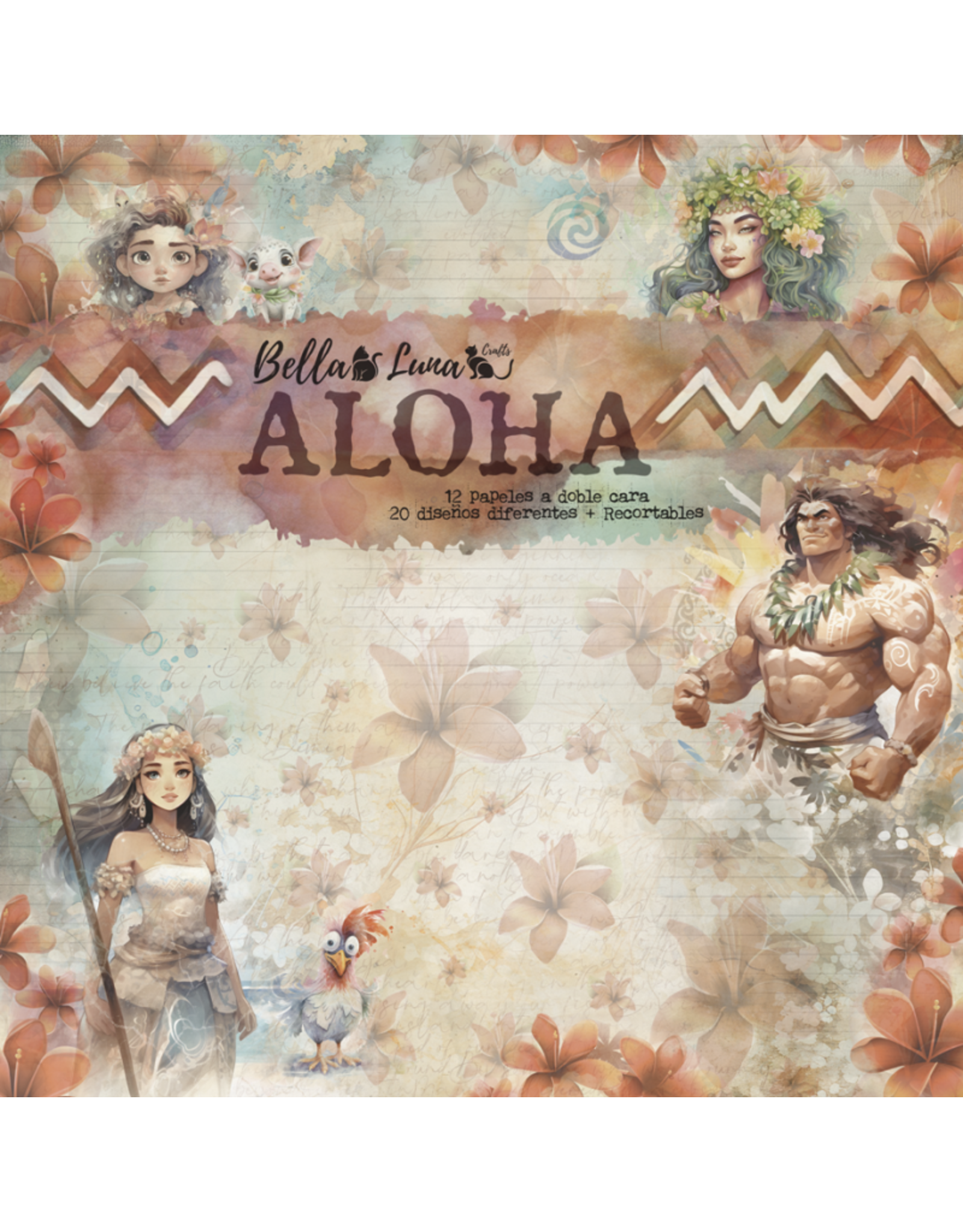 BELLA LUNA BELLA LUNA ALOHA 8x8 COLLECTION PACK
