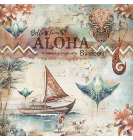 BELLA LUNA BELLA LUNA ALOHA BASICS 8x8 COLLECTION PACK
