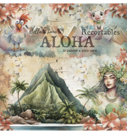 BELLA LUNA BELLA LUNA ALOHA DIE CUTS 8x8 COLLECTION PACK