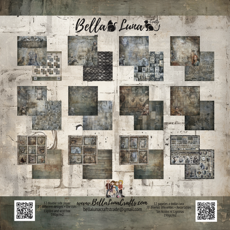 BELLA LUNA BELLA LUNA WINTER IS COMING 12x12 COLLECTION PACK