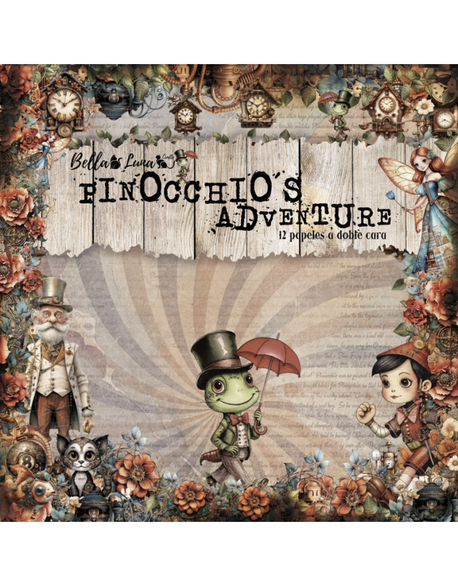 BELLA LUNA BELLA LUNA PINOCCHIO'S ADVENTURE 8x8 COLLECTION PACK