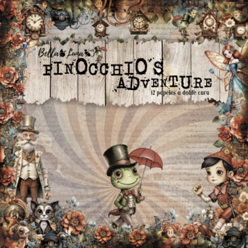 BELLA LUNA BELLA LUNA PINOCCHIO'S ADVENTURE 8x8 COLLECTION PACK