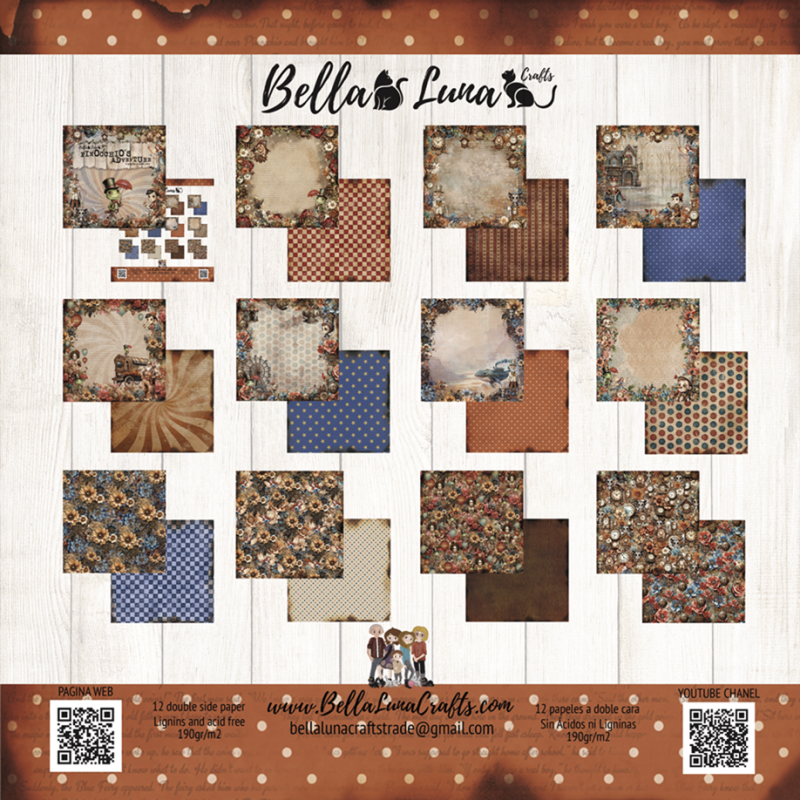 BELLA LUNA BELLA LUNA PINOCCHIO'S ADVENTURE 8x8 COLLECTION PACK