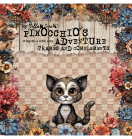 BELLA LUNA BELLA LUNA PINOCCHIO'S ADVENTURE FRAMES AND COMPLIMENTS 12x12 COLLECTION PACK