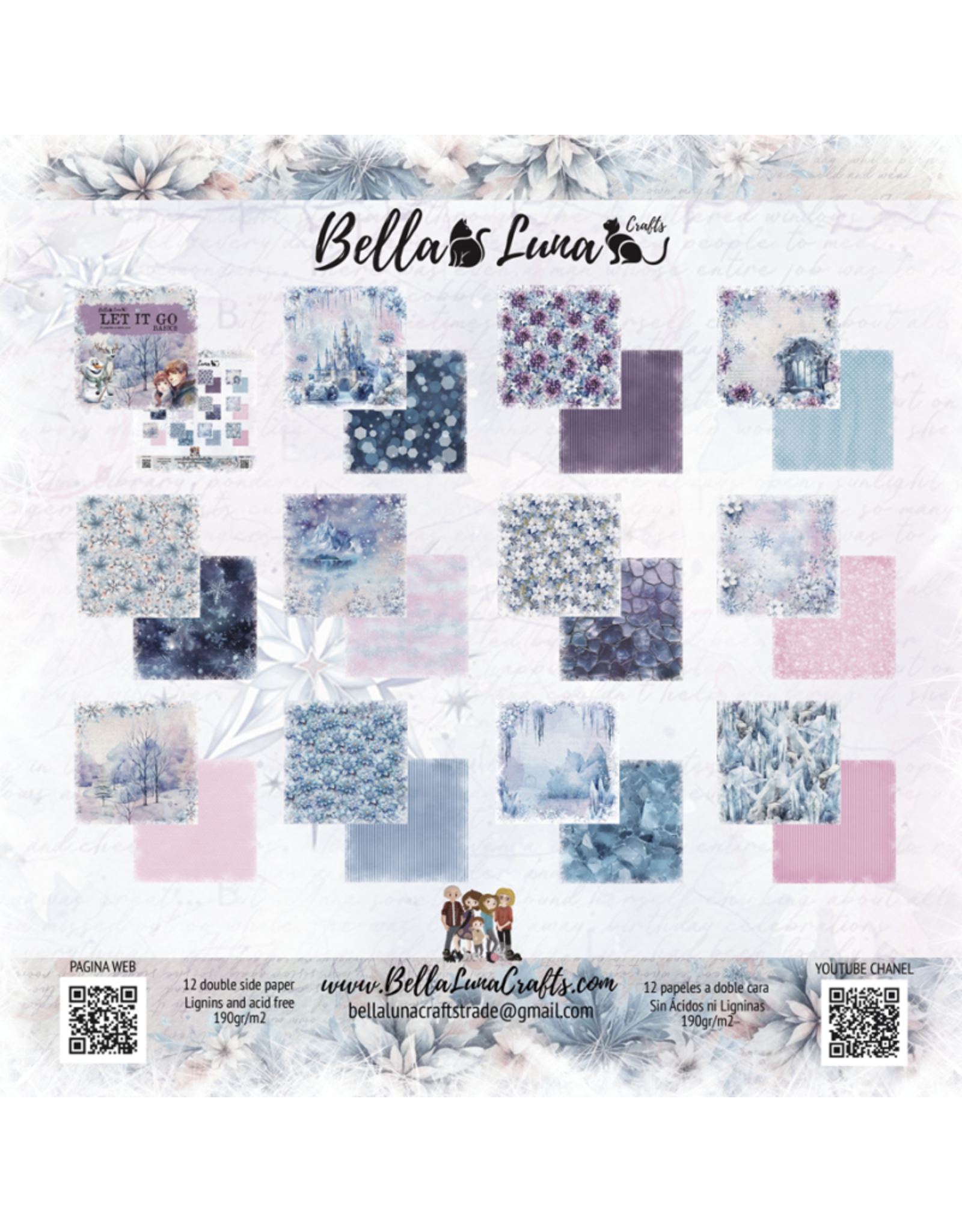 BELLA LUNA BELLA LUNA LET IT GO BASICS 12x12 COLLECTION PACK