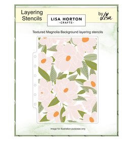 LISA HORTON CRAFTS LISA HORTON CRAFTS TEXTURED MAGNOLIA BACKGROUND 5x7 LAYERING STENCILS
