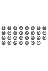 ADVANTUS TIM HOLTZ IDEA-OLOGY ANTIQUE SILVER METAL NUMBER TOKENS