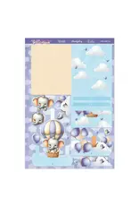 HUNKYDORY CRAFTS LTD. HUNKYDORY POP-UP STEPPER CARDS - HELLO LITTLE ONE