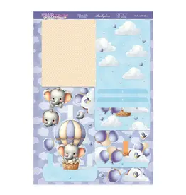 HUNKYDORY CRAFTS LTD. HUNKYDORY POP-UP STEPPER CARDS - HELLO LITTLE ONE