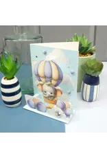 HUNKYDORY CRAFTS LTD. HUNKYDORY POP-UP STEPPER CARDS - HELLO LITTLE ONE