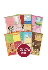 HUNKYDORY CRAFTS LTD. HUNKYDORY POP-UP STEPPER CARDS - MOMENTS & MEMORIES SET 1