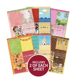 HUNKYDORY CRAFTS LTD. HUNKYDORY POP-UP STEPPER CARDS - MOMENTS & MEMORIES SET 1