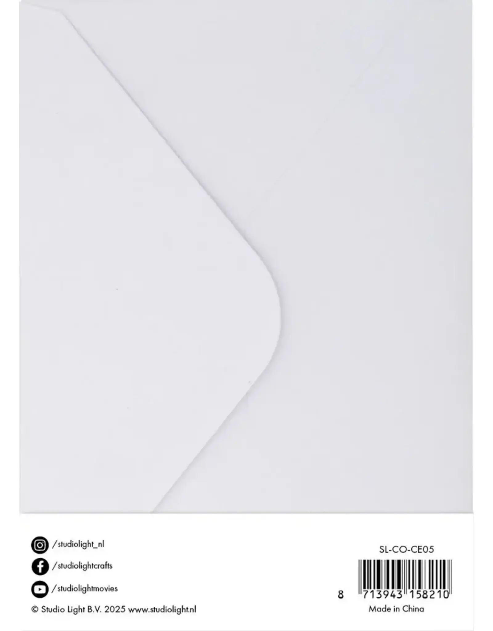 STUDIOLIGHT STUDIOLIGHT ESSENTIALS COLLECTION WHITE CARDS & ENVELOPES 5x7