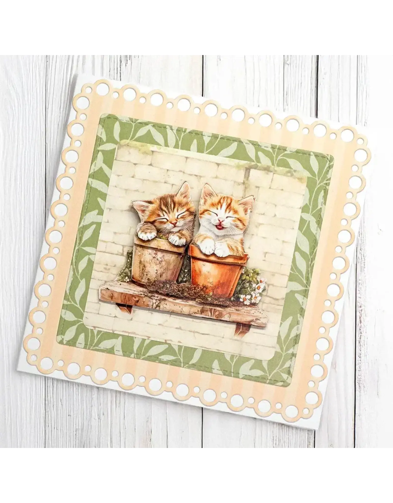 KATY SUE KATY SUE CRAFTY KITTENS DIE CUT DECOUPAGE COLLECTION