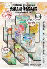 AALL & CREATE AALL & CREATE AUTOUR DE MWA & CO #28 PRESS PAPERIE A4 DOUBLE-SIDED DESIGN PAPERS 10/PK