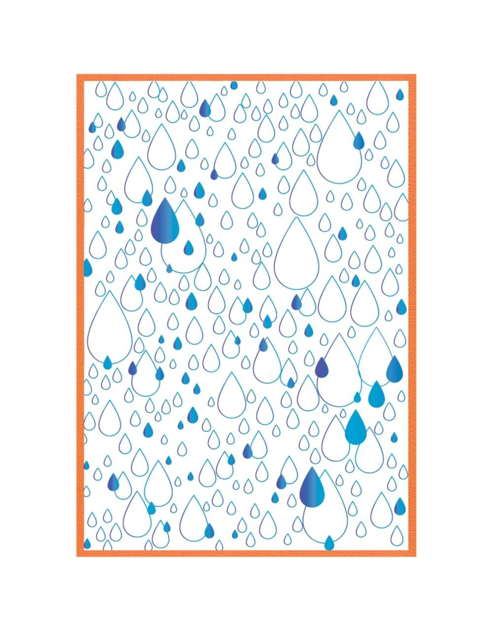 SIZZIX SIZZIX STACEY PARK DRIP, DRIP, DROP CLEAR STAMP AND STENCIL SET