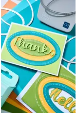 SIZZIX SIZZIX STACEY PARK CLARE CLASSIC OVALS FANCIFUL REVERSED FRAMELITS DIE SET