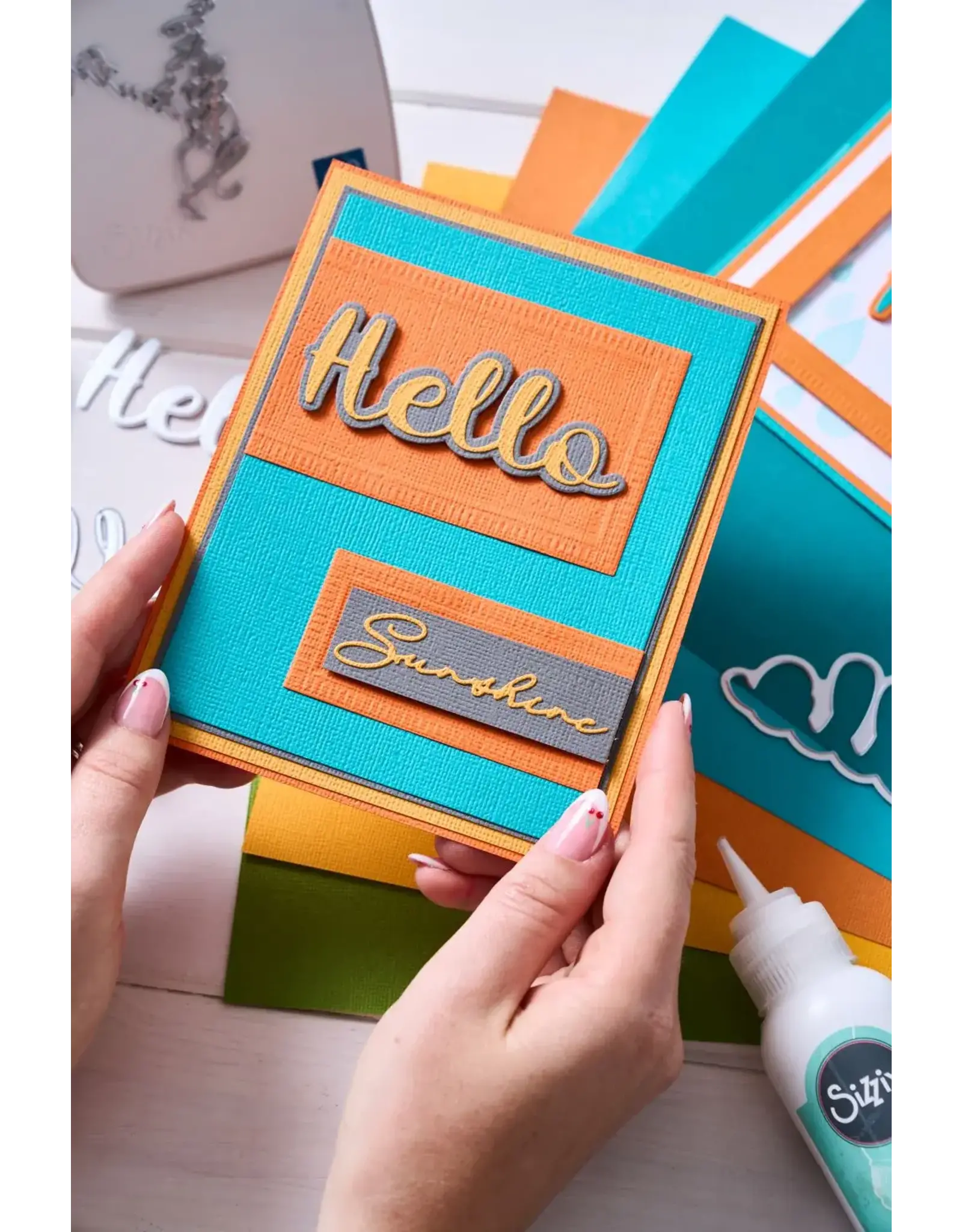 SIZZIX SIZZIX STACEY PARK RENEE DECO RECTANGLES FANCIFUL REVERSED FRAMELITS DIE SET