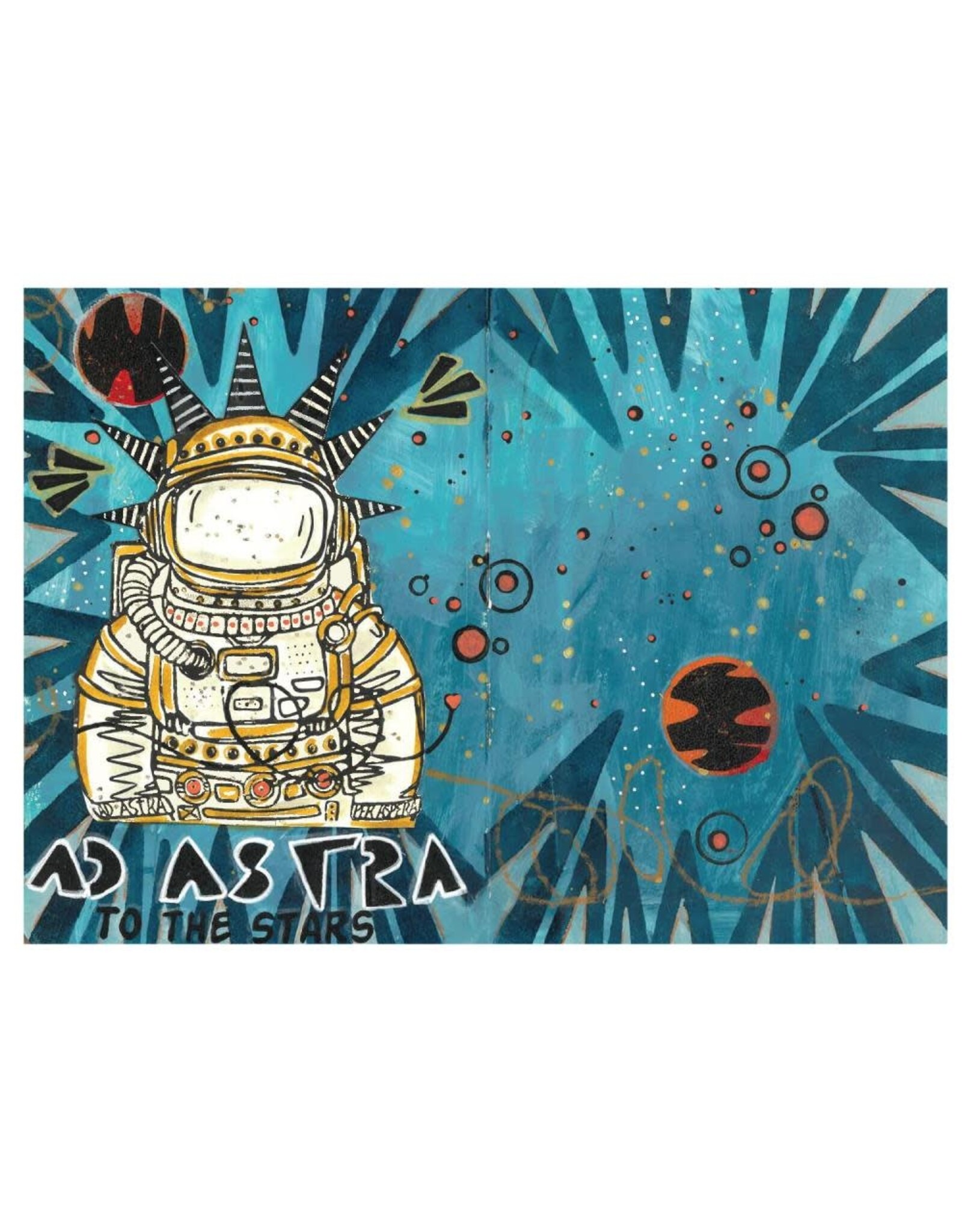 SIZZIX SIZZIX CAT KERR AD ASTRA CLEAR STAMP AND STENCIL SET