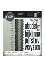 SIZZIX SIZZIX TIM HOLTZ THINLITS VAULT EDGES DIE SET