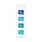 HERO ARTS HERO ARTS HERO HUES SEA PALETTE REACTIVE CUBES 4/PK