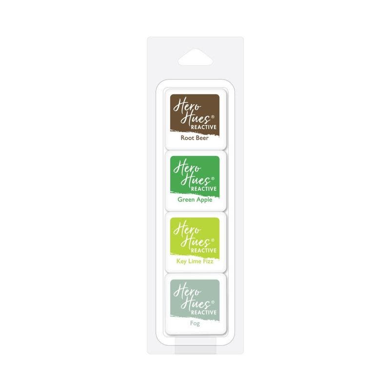 HERO ARTS HERO ARTS HERO HUES NATURE PALETTE REACTIVE CUBES 4/PK