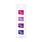 HERO ARTS HERO ARTS HERO HUES FLORAL PALETTE REACTIVE CUBES 4/PK