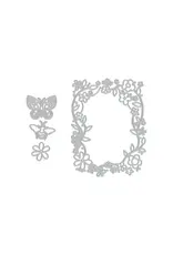 HERO ARTS HERO ARTS SPRING WHIMSY COLLECTION FLORAL WINDOW DIE SET
