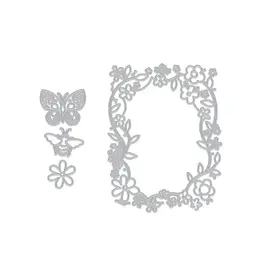 HERO ARTS HERO ARTS SPRING WHIMSY COLLECTION FLORAL WINDOW DIE SET