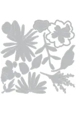 SIZZIX SIZZIX TIM HOLTZ VAULT SIDE-ORDER FLORISTRY THINLITS EMBOSSING FOLDER & DIE SET