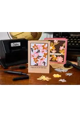 SIZZIX SIZZIX TIM HOLTZ VAULT SIDE-ORDER FLORISTRY THINLITS EMBOSSING FOLDER & DIE SET