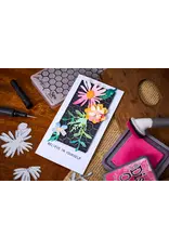 SIZZIX SIZZIX TIM HOLTZ VAULT SIDE-ORDER FLORISTRY THINLITS EMBOSSING FOLDER & DIE SET