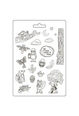 STAMPERIA STAMPERIA HIDDEN GROVE A4 SOFT MAXI MOULD