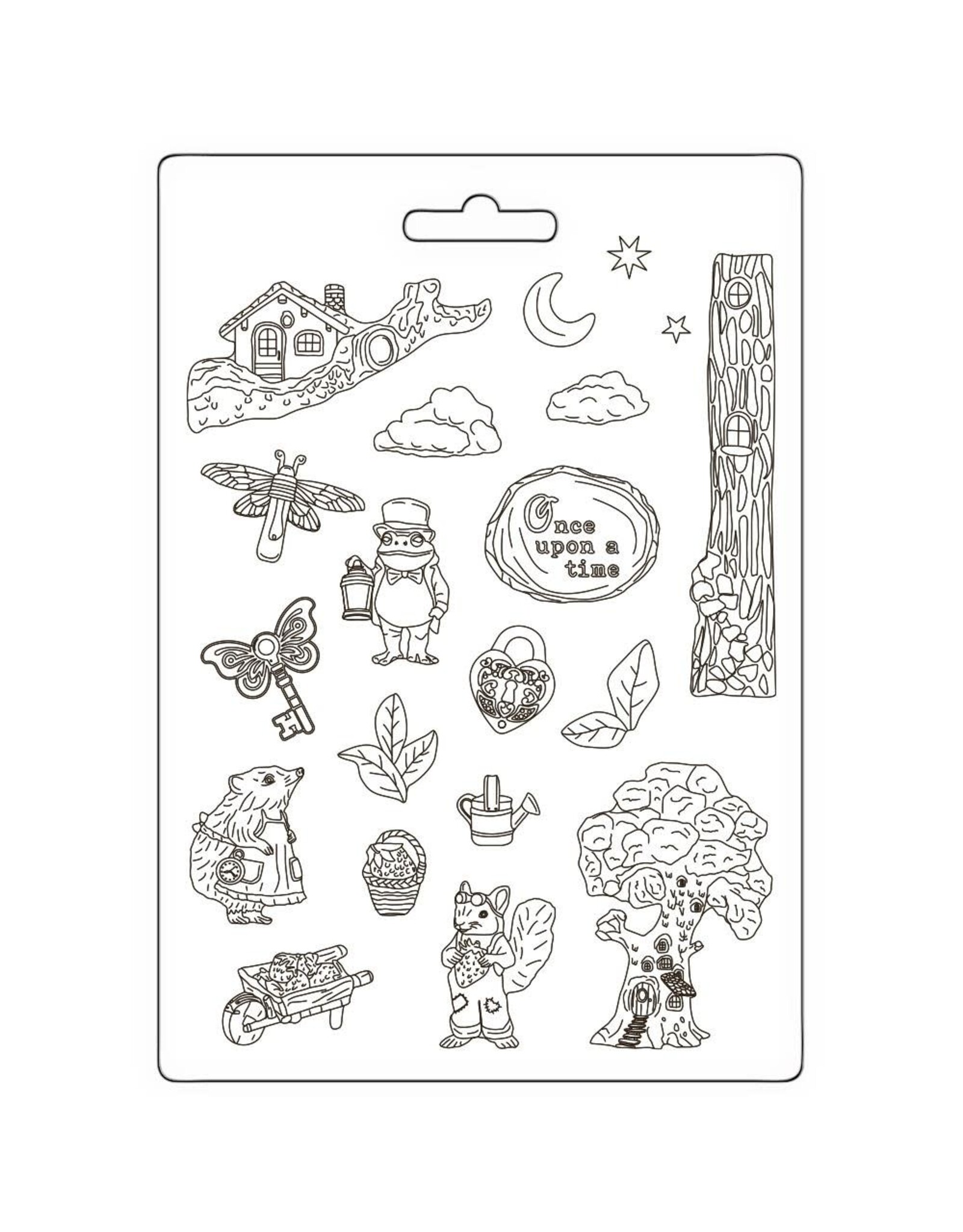 STAMPERIA STAMPERIA HIDDEN GROVE A4 SOFT MAXI MOULD