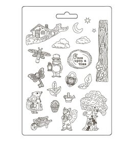 STAMPERIA STAMPERIA HIDDEN GROVE A4 SOFT MAXI MOULD