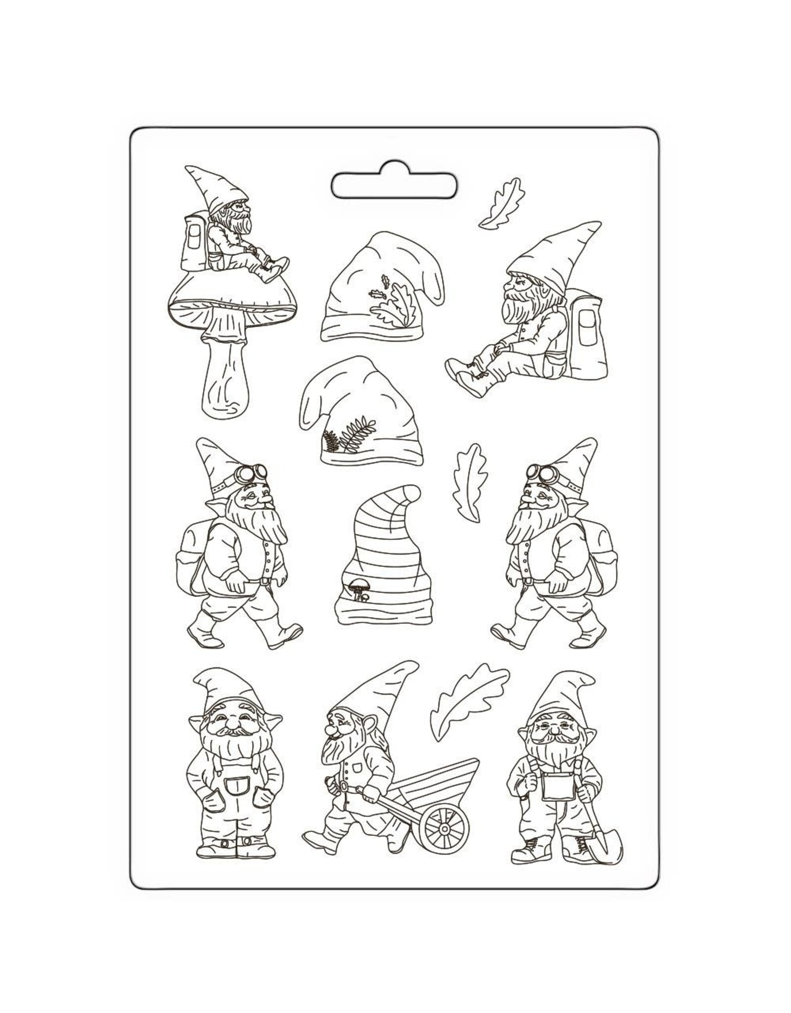 STAMPERIA STAMPERIA HIDDEN GROVE A5 SOFT MAXI MOULD