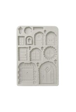 STAMPERIA STAMPERIA HIDDEN GROVE DOOR AND WINDOW A5 SILICONE MOULD