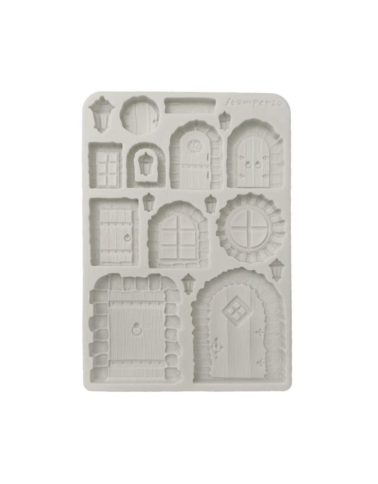 STAMPERIA STAMPERIA HIDDEN GROVE DOOR AND WINDOW A5 SILICONE MOULD