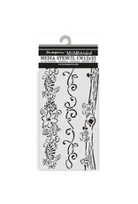 STAMPERIA STAMPERIA HIDDEN GROVE 3 BORDERS 12x25cm STENCIL