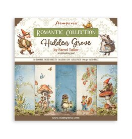 STAMPERIA STAMPERIA HIDDEN GROVE COLLECTION 12x12 COLLECTION PACK 10 SHEETS